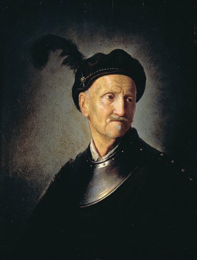 Hombre en armadura de Rembrandt van Rijn
